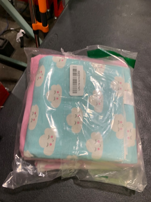 Photo 1 of Luvable Friends Unisex Baby Cotton Flannel Receiving Blankets, Rainbow 7-Pack, One Size