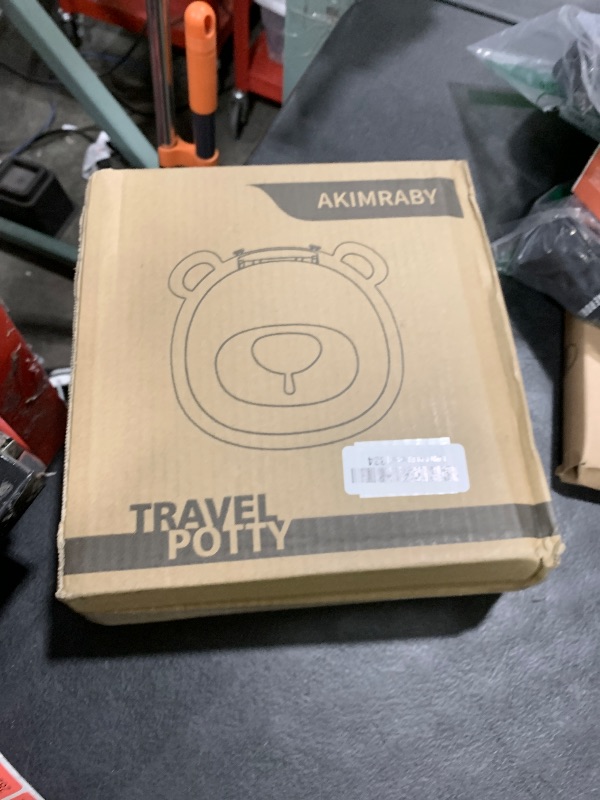 Photo 1 of AKIMRABY Travel Potty Seat for Toddler?Foldable Car Potty for Toddler, Portable Toilet Seat for Kids with Potty Liners, Absorbent Pads, Portable Potty Seat for Toddler Travel, Camping And Outdoor Use