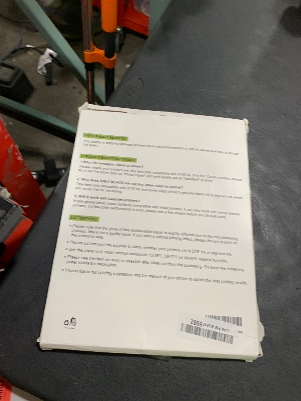 Photo 1 of Koala Double Sided Glossy Inkjet Brochure Paper 8.5X11 Inches Thin 37lb 140gsm 100 sheets for Inkjet Printer Dye Ink for Photo Flyer Calendar Magazine Printing