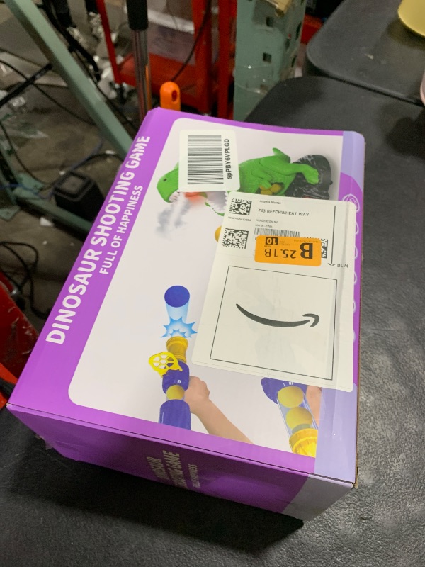 Photo 1 of NIPLOOOW Dinosaur Shooting Toys for Kids 3-5 Years, Movable Target Shooting Games with 2 Air Pump Launcher, Interactive Competition Game Gift for Boys and Girls Ages 3 4 5 6 7 8 Years Old