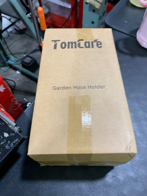 Photo 1 of TomCare Garden Hose Holder Heavy Duty Water Hose Holder Wall Mount Hose Hanger Decorative Durable Garden Hose Storage Hose Reel Solid Metal Hose Stand Sturdy Hose Holders for Outside Yard, Bronze