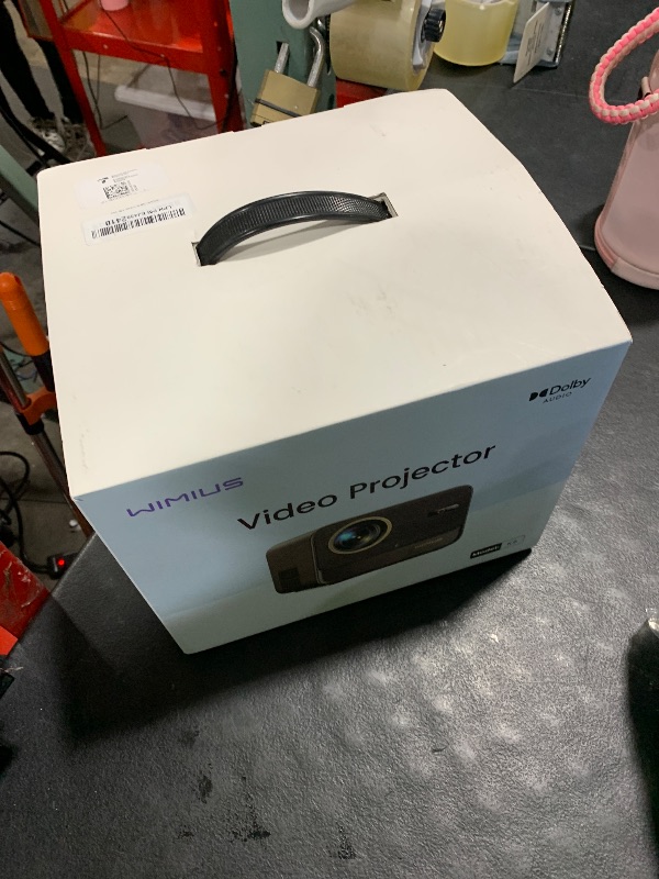 Photo 1 of [Netflix-Licensed & 4K Support & Auto Focus]- Smart Projector with WiFi 6 and 2-Way Bluetooth, Dolby Audio/ Auto Keystone/Zoom,360°Adjustable Stand, iWIMIUS Mini Portable Outdoor Proyector w/ HDMI ARC