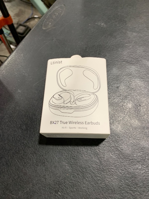 Photo 1 of Wireless Earbud, 75H Bluetooth 5.4 Headphones Sport IP7 Waterproof, Running Wireless Earphones with ENC Noise Canceling Mic, 3D Bass Over Ear bud with Earhooks for Android, iOS, Workout, Gym, Rosegold