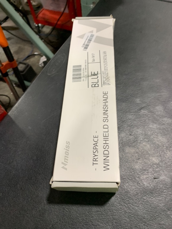 Photo 1 of [2025 Upgrade] Nmoiss Windshield Sun Shade Umbrella - [Vinyl Coating Heat Shield] Protect Car from Sun Rays & Heat Damage Keep Cool and Protect Interior, Spring Structure Edge Medium 56" L x 31" W