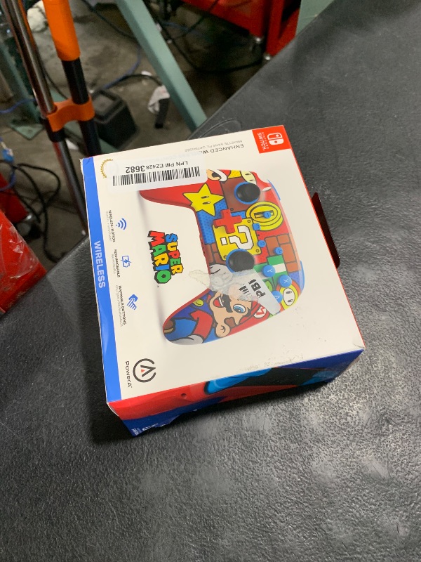 Photo 1 of PowerA Enhanced Wireless Controller for Nintendo Switch / Switch 2 / Switch Lite / OLED Model - Mario Pop - Gamepad, game controller, Officially Licensed