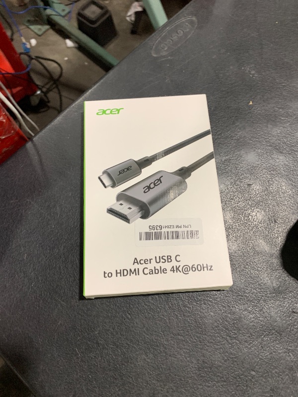 Photo 1 of Acer USB C to HDMI Cable for Home Office 6.6FT (4K@60Hz), High-Speed Type C to HDMI 2.0 Braided Cord, Thunderbolt 4/3 Compatible with MacBook, iPhone 16/15 Pro/Max, iMac, iPad Pro, Galaxy S24, Surface