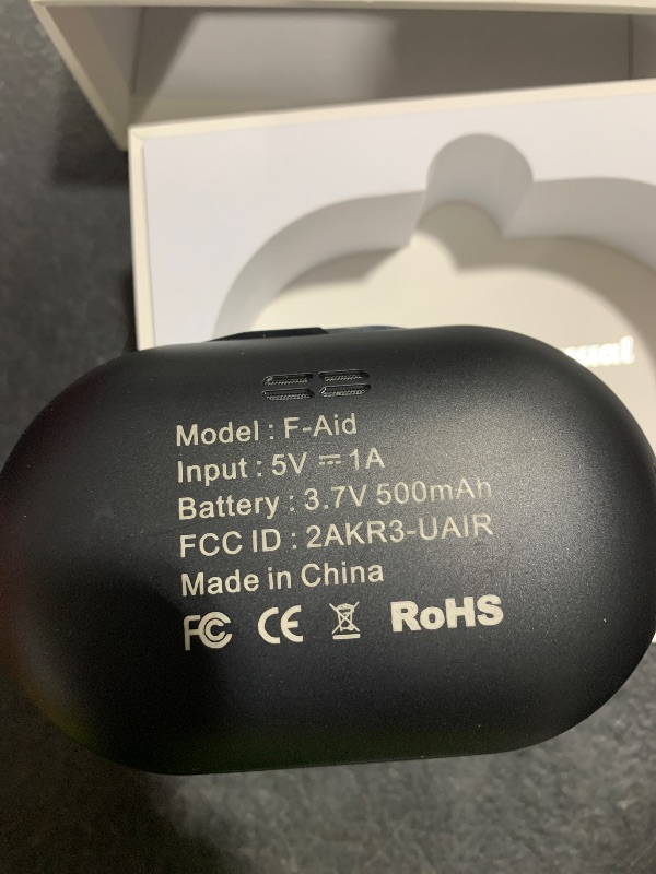 Photo 1 of Hearing Aids, Hearing Aids for Seniors with Bluetooth, Rechargeable Hearing Aid with Noise Cancellation, 5-Level Button Volume Control, OTC Hearing Amplifier for Moderate Hearing Loss, Clear Sound