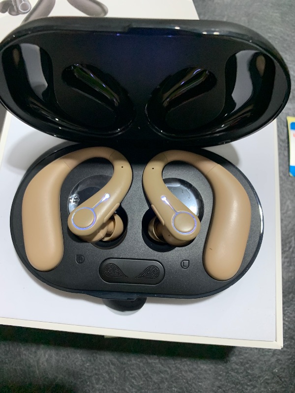 Photo 1 of Hearing Aids, Hearing Aids for Seniors with Bluetooth, Rechargeable Hearing Aid with Noise Cancellation, 5-Level Button Volume Control, OTC Hearing Amplifier for Moderate Hearing Loss, Clear Sound