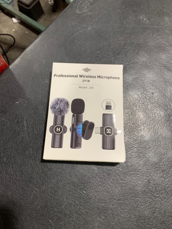 Photo 1 of HEHOTTC Mini Wireless Lavalier Microphone for iPhone, iPad, Android Phone - Noise Reduction Lapel USB C Bluetooth Mic for Recording, Clip on Omni Lav Mic for Video Recording, Tiktok, YouTube, Vlog