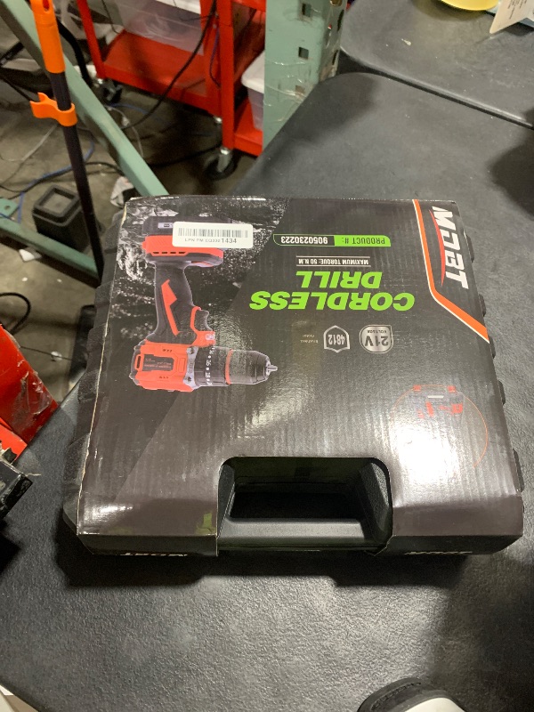 Photo 1 of Brushless Drill Set, 21V Cordless with 2 Batteries and Charger, 3/8Inch Keyless All-Metal Chuck, 2 Variable Speeds, 20+3 Power Drill Kit for Screw Wood/Ceramic/Tile/Steel