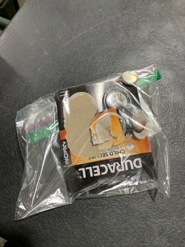 Photo 1 of Duracell 2032 Lithium Battery. 4 Count Pack. Child Safety Features. Compatible with Apple AirTag, Key Fob, and other devices. CR2032 3V Cell. 2032 Battery, Lithium Coin