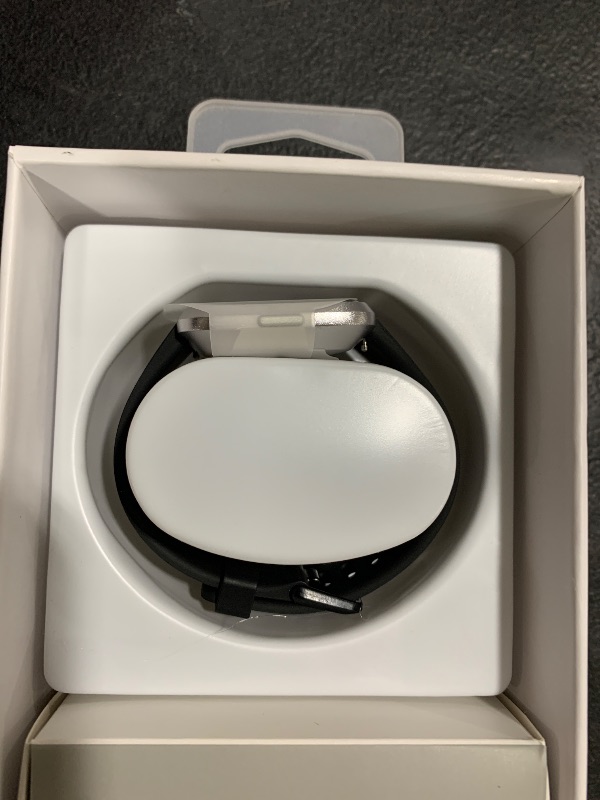 Photo 1 of Fitbit Versa Lite Smartwatch,GPS,Charcoal/Silver Aluminum, One Size (S & L Bands Included)