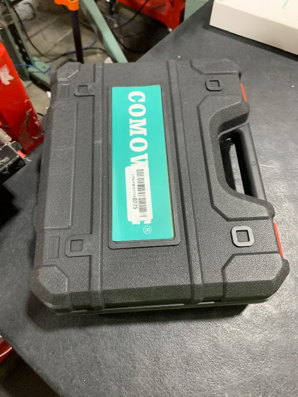 Photo 1 of COMOWARE 20V Cordless Drill, Electric Power Drill Set with 1 Battery & Charger, 3/8” Keyless Chuck, 2 Variable Speed, 266 In-lb Torque, 25+1 Position and 34pcs Drill/Driver Bits