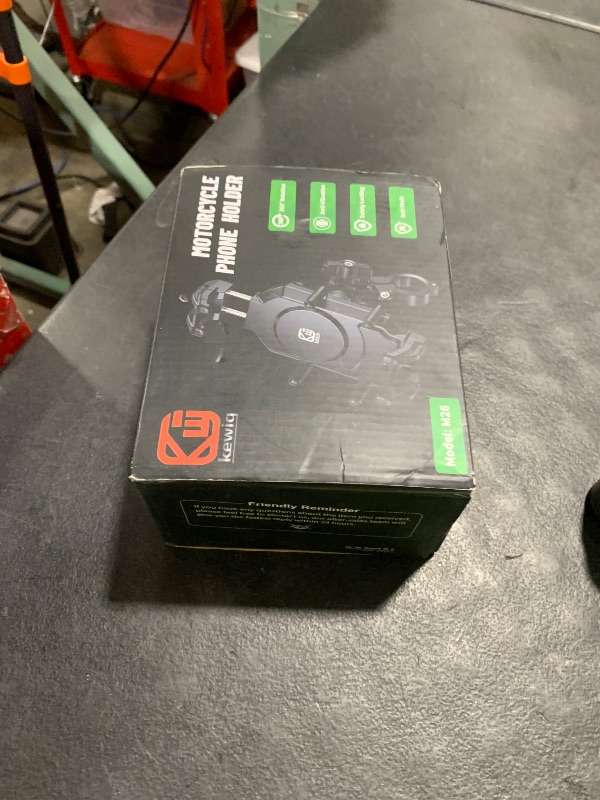 Photo 1 of BRCOVAN Motorcycle Phone Mount Holder with Qi 15W Wireless Charger & 30W PD/USB-C Fast Charging Port, Anti-Theft Handlebar Cellphone Cradle with Vibration Dampener, Adjustable for 5.4-7.2'' Smartphone