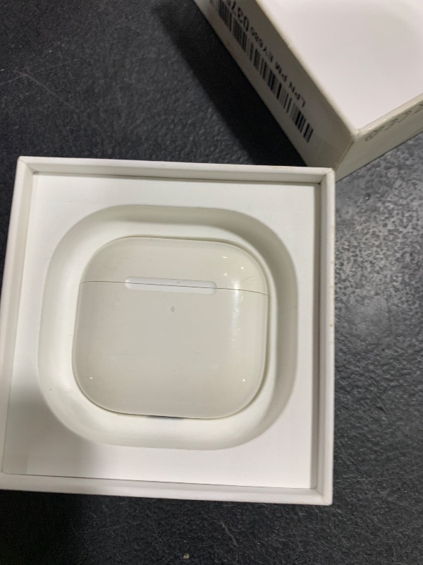 Photo 1 of Apple AirPods 4 Wireless Earbuds, Bluetooth Headphones, Personalized Spatial Audio, Sweat and Water Resistant, USB-C Charging Case, H2 Chip, Up to 30 Hours of Battery Life, Effortless Setup for iPhone