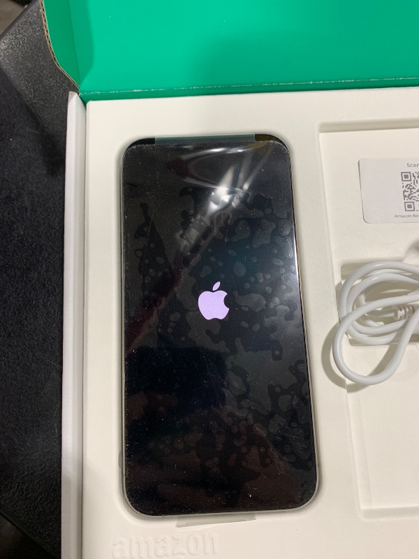 Photo 1 of Apple iPhone 15 Pro Max, 256GB, Natural Titanium - Unlocked (Renewed Premium)