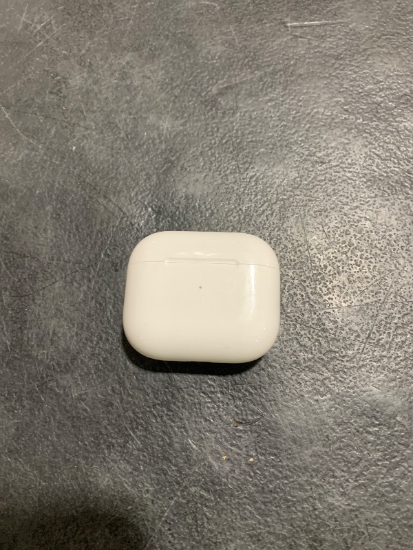 Photo 1 of Apple AirPods (3rd Generation) Wireless Ear Buds, Bluetooth Headphones, Personalized Spatial Audio, Sweat and Water Resistant, Lightning Charging Case Included, Up to 30 Hours of Battery Life