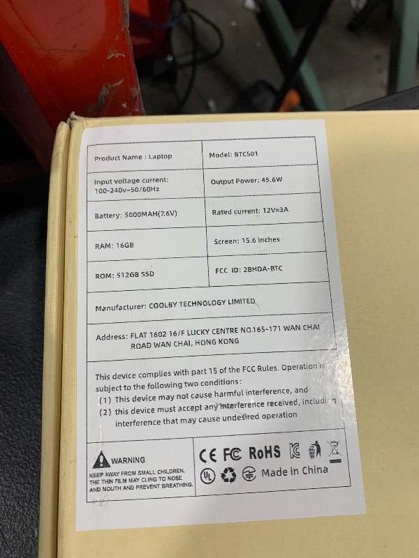 Photo 1 of UOWAMOU 15.6-inch Windows 11 Laptop, 16GB RAM, 512GB SSD, FHD IPS Display Laptop Computer, Intel N5095 Quad Core, 2.4/5G WiFi, BT4.2 Backlit and Fingerprint, Lightweight and Portable