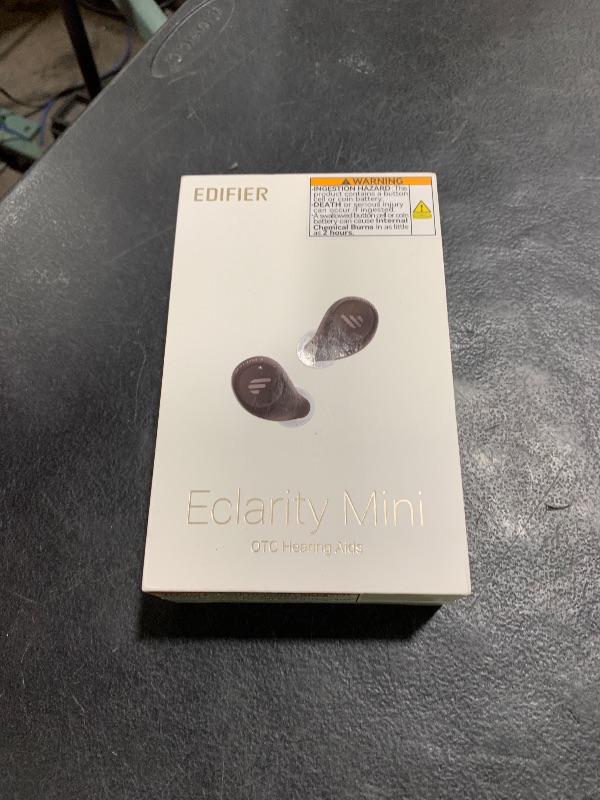 Photo 1 of Edifier Bluetooth OTC Hearing Aids for Seniors, APP Control, Bluetooth In the ear Hearing Aids, Nearly Invisible Hearing Aid, Rechargable Comfort Design Wireless Music Phone Call (Brown) (D Brush)