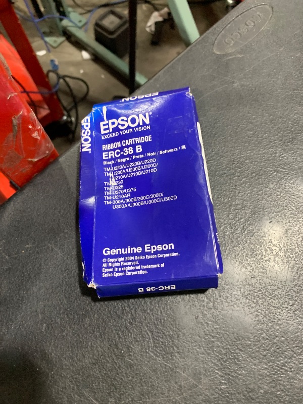 Photo 1 of Epson Erc38b Ribbon, Black