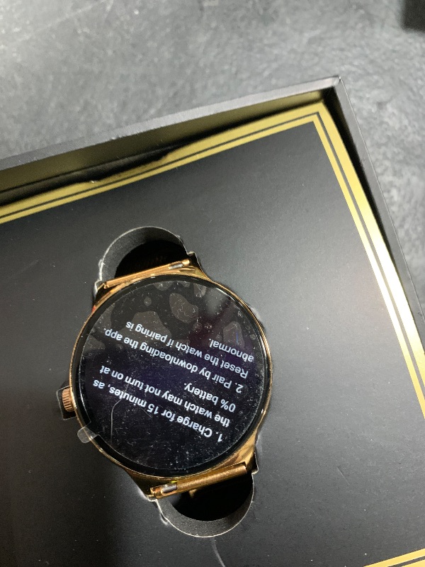 Photo 1 of 7.9MM Ultra-Thin Smart Watches for Women, 1.43" AMOLED Display Fitness Tracker with Bluetooth Make/Answer Call, Heart Rate/Blood Pressure/Sleep Monitor, 100+ Sports Modes Smartwatch for Android iPhone