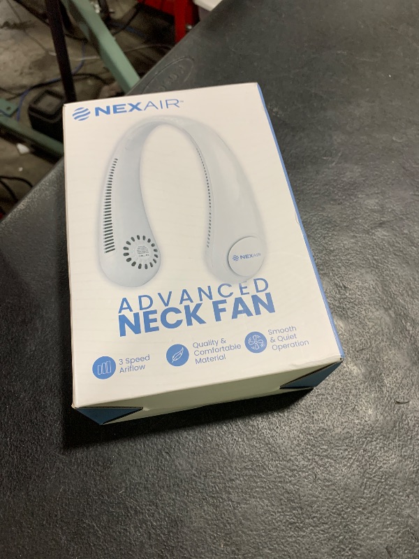 Photo 1 of NEXAIR Portable Neck Fan - 3 Speed Rechargeable Bladeless Neck Fan, Adjustable Personal Neck Fan For Women & Men Modern Design, Great Cooling Fan For Travel, Outdoors & Sports