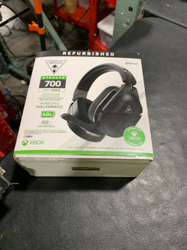 Photo 1 of Turtle Beach Stealth 700 Gen 2 MAX Multiplatform Amplified Wireless Gaming Headset - Xbox Series X|S, Xbox One, PS5, PS4, PC – Bluetooth, 40-Hr Battery, 50mm Speakers- Black (Renewed)