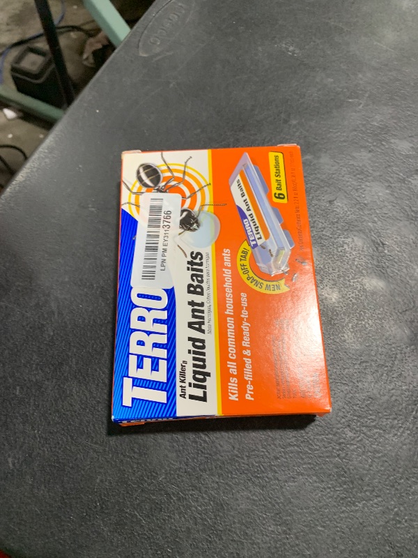 Photo 1 of TERRO Ant Killer Bait Stations T300B - Liquid Bait to Eliminate Ants - Bait System - 12 Count Stations for Effective Indoor Ant Control