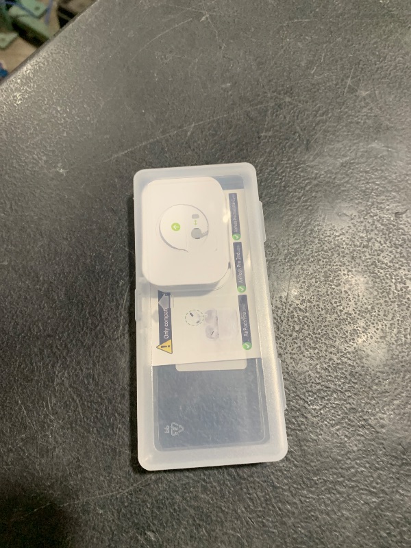 Photo 1 of 4 Pairs Replacement Ear Tips for AirPods Pro 2nd/1st Generation with Portable Storage Box & Cleaner Pen,Noise Reduction Holewith & Built-in dust Guard Screen,Silicone Ear Tips for AirPods Pro (White)