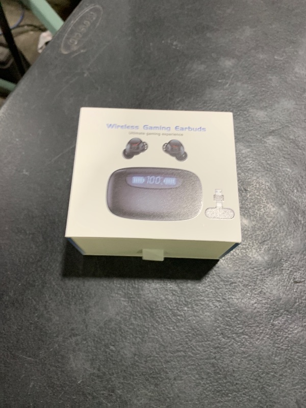 Photo 1 of IAMJOY Gaming Earbuds, 20ms Low Latency, Wireless Game Earbuds with LED Display, 90H Play Time, 2.4GHz & Bluetooth, Noise-Canceling Mic Compatible with Meta Quest, PS5/4, VR, Switch, PC