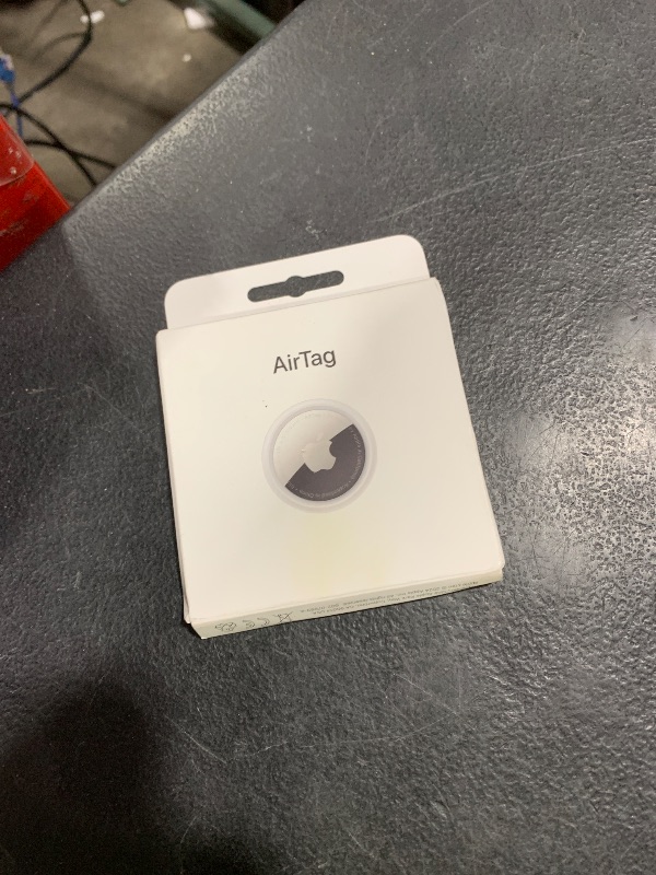 Photo 1 of Apple AirTag. Keep Track of and find Your Keys, Wallet, Luggage, Backpack, and More. Simple one-tap Set up with iPhone or iPad