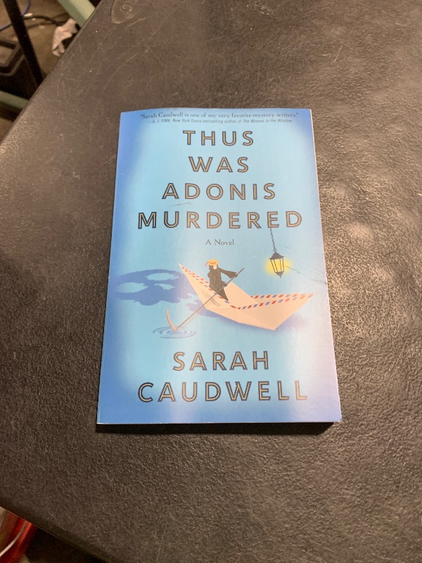 Photo 1 of Thus Was Adonis Murdered: A Novel (Hilary Tamar)