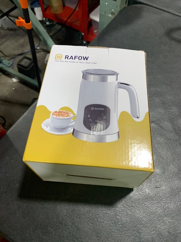 Photo 1 of 5-in-1 Milk Frother and Steamer - Upgraded Automatic Milk Steamer 11.8oz Hot & Cold Foam Maker and Milk Warmer with LED Display Touch Screen & Two Whisks for Latte,Cappuccinos,Silent Working