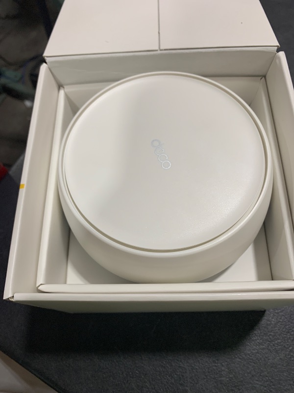 Photo 1 of TP-Link Deco BE25 Dual-Band BE5000 WiFi 7 Mesh Wi-Fi Router | 4-Stream, 240 Mhz Channels | Covers up to 2,600 Sq.Ft | 2X 2.5G Ports Wired Backhaul | VPN, MLO, HomeShield, Free Expert Help, 1-Pack