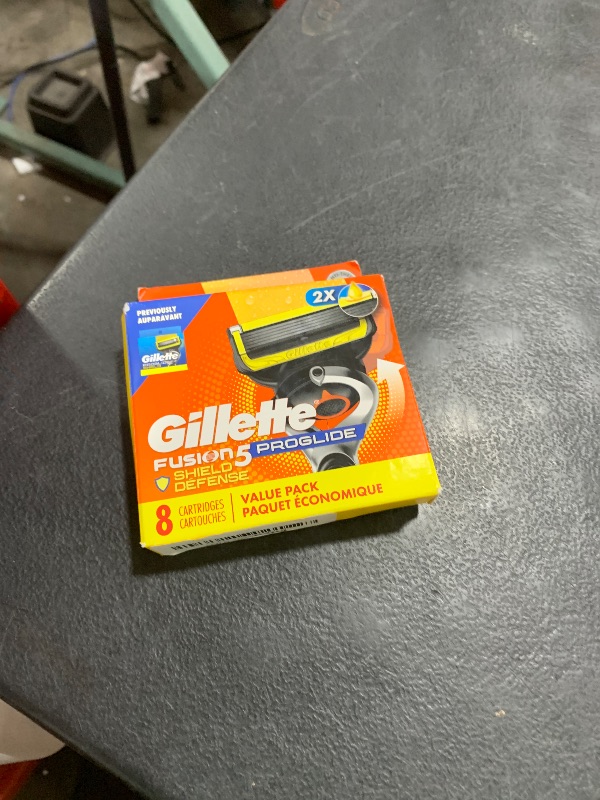Photo 1 of Gillette ProGlide Shield Razor Refills for Men, 8 Blade Refills