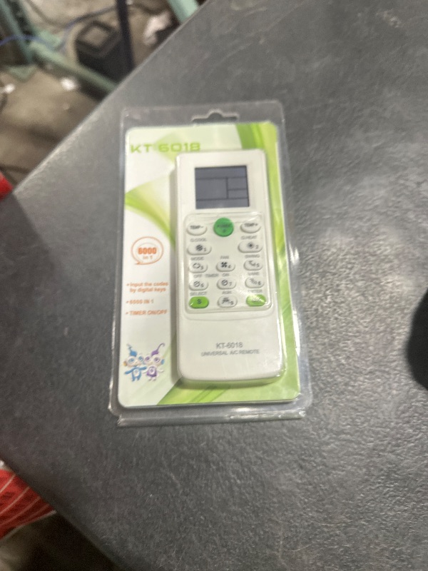 Photo 1 of Universal AC Remote Control - 6000 in 1 LCD A/C Conditioning Controller for Multiple Brands Including Mitsubishi, Toshiba, Hitachi, Fujitsu, Daewoo, LG, Samsung, Electrolux, Sanyo, and AUX