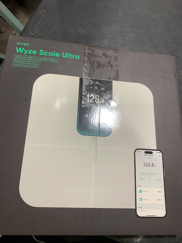 Photo 1 of Smart Scale Ultra with 4.3" Color Display, Digital Scale for Body Weight BMI Muscle Mass, Heart Rate Monitor, Wi-Fi & Bluetooth Weight Scale with Baby/Pet/Luggage Mode, 400lbs
