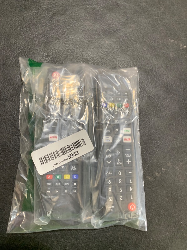 Photo 1 of 3 Pack Remote for All Samsung TV Remote, Replacement Compatible with All Samsung Smart TVs, LCD, LED, 3D, HDTV, Series TVs