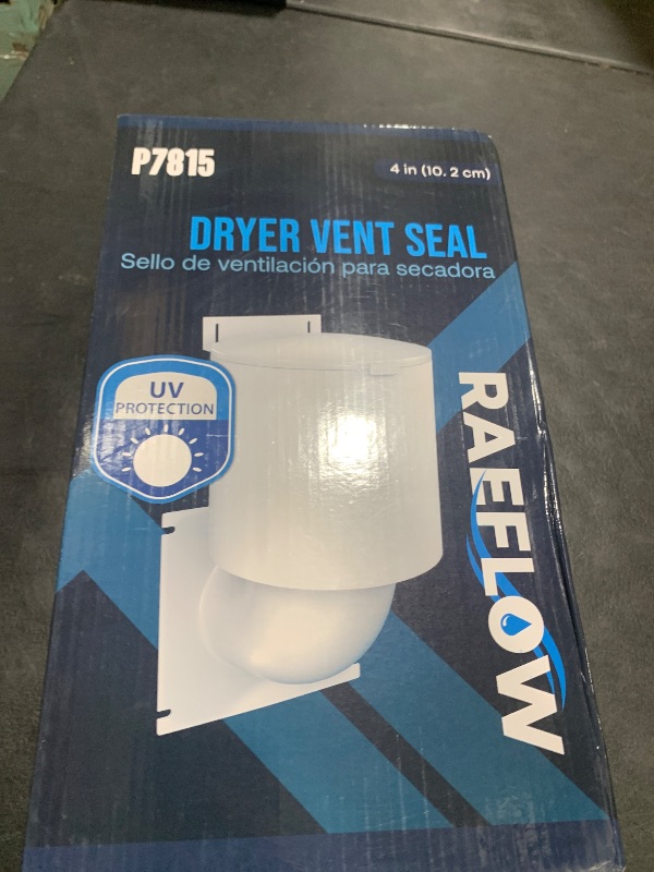 Photo 1 of Dryer Vent Cover 4 inch with UV RESISTANT - Outdoor Dryer Vent Cover Natural Energy Saving, Dryer Vent Seal for Home Exterior