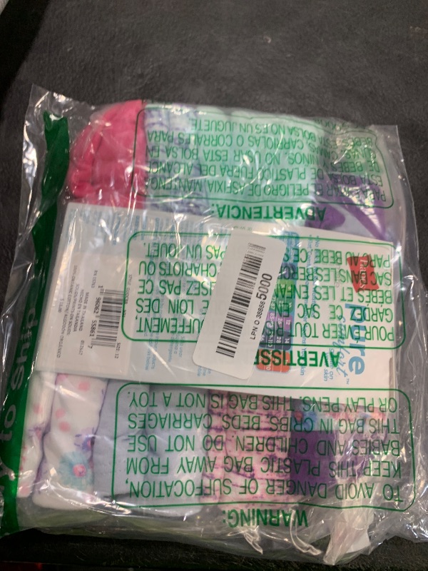 Photo 1 of Hanes Girls Ultimate Pure Comfort Underwear Pack, Organic Cotton Panties, Briefs, Pink Blue Solids & Patterns, 12 US