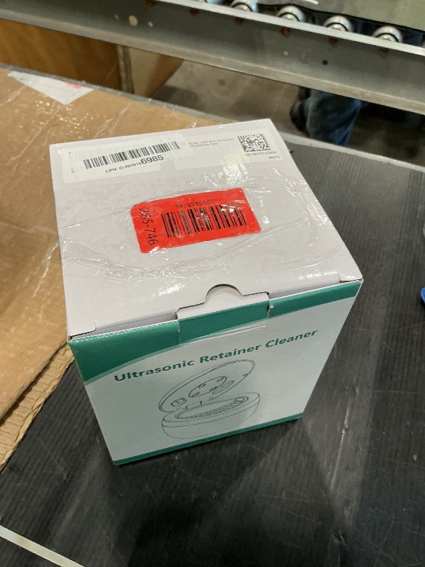 Photo 1 of *UNTESTED*
Upgraded Ultrasonic Retainer Cleaner Machine, 45kHz Ultrasonic Dentures Cleaner for Night Guards, Braces, Aligner, Toothbrush, Jewelry and More, 200ML Capacity, Black1