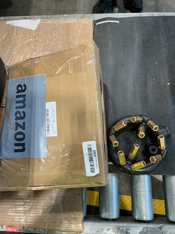 Photo 1 of ????? 10 Jets Homemade Cast Iron Burner Assembly Flame Control System 41000 BTU with High Pressure Regulator with Hose DIY Forge Pizza Oven Turkey Fryer Accessories