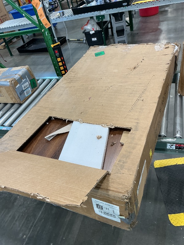 Photo 1 of **MAJOR USE**PARTS ONLY** Tribesigns 8FT Conference Table, 94.49 L x 47.24 W x 29.53 H Inches Large Meeting Podcast Table for 10 People, Business Style Wooden Training Table with Strong Metal Frame for Office Conference