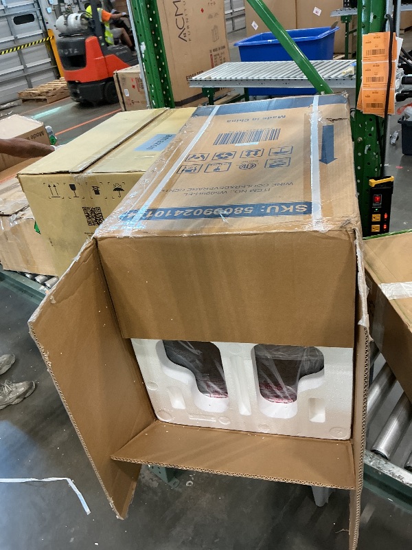 Photo 1 of *UNTESTED*
Electactic 26 Bottle Wine Cooler 130 Can Beverage Refrigerator, Small Freestanding Cabinet Wine Cellar with 32?-61? Temperature Control Glass Door, Black