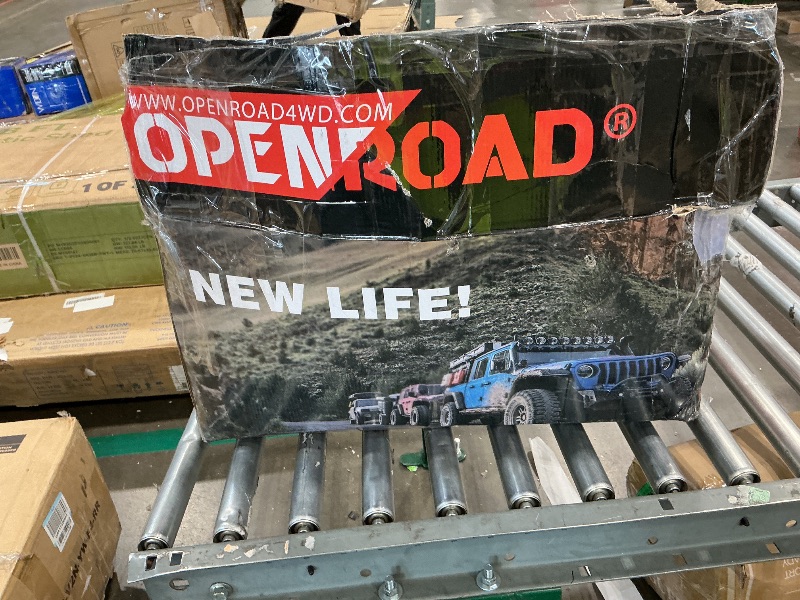 Photo 1 of [MISSING PARTS] OPENROAD 13500 lb Recovery Winch with Synthetic Rope and 2 Wireless Remotes - IP68 Waterproof 12V Electric Winch for Jeep, SUV, Truck & Trailer - Panther Series 3S