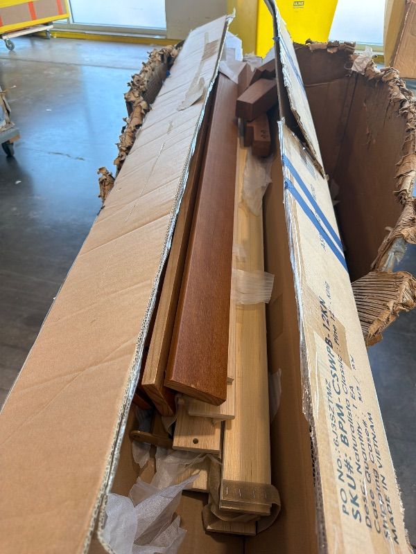 Photo 1 of [missing hardware] Mellow Naturalista Classic - 12 Inch Solid Wood Platform Bed with Wooden Slats, No Box Spring Needed, Easy Assembly, King, Natural Pine