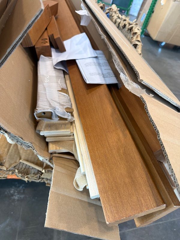Photo 1 of [missing hardware] Mellow Naturalista Classic - 12 Inch Solid Wood Platform Bed with Wooden Slats, No Box Spring Needed, Easy Assembly, King, Natural Pine