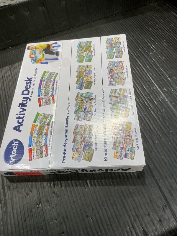 Photo 1 of *MISSING PARTS UNKNOWN*
VTech Touch and Learn Activity Desk Deluxe 4-in-1 Pre-Kindergarten Expansion Pack Bundle for Age 2-4