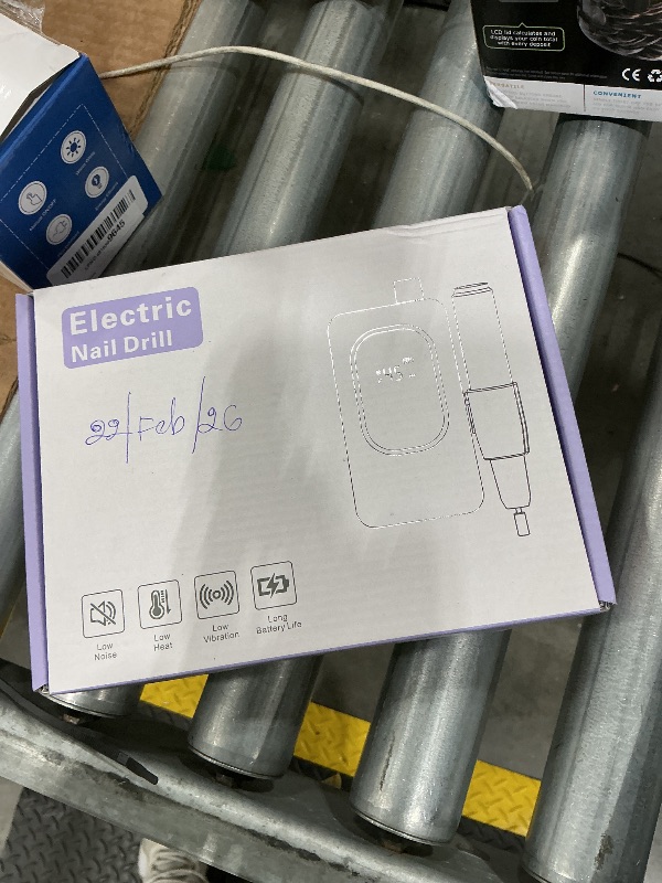 Photo 1 of ** SOLD AS IS, NO REFUND/RETURN** SEE COMMENTS!
 Professional Electric Nail Drill 45000RPM, Portable Nail File for Acrylic Gel Nails, Cordless Rechargeable Salon-Grade Ultra Power Nail Drill Kit for Shaping, Polishing & Removing Gel Nails