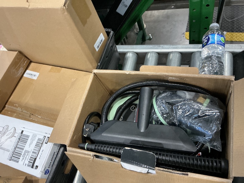 Photo 1 of **Untested**
Steam Cleaner, Portable Steamer for Cleaning with 16pcs Accessories, 6-Level Adjustable, 15s Heat-Up, Handheld Steam Cleaner for Home for Tile, Grease, Dirt, Grout, Car Detailing, Green